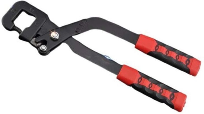 Leichtes Kielklemmen-Befestigungswerkzeug aus Stahl, 12 Zoll zweifarbige Kielklemme mit Doppelgriff