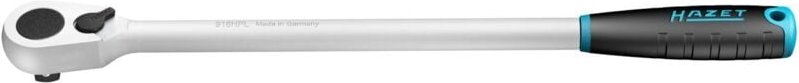 HiPer Feinzahn-Umschaltknarre, lang, Vierkant massiv 12,5 mm (1/2) - Hazet