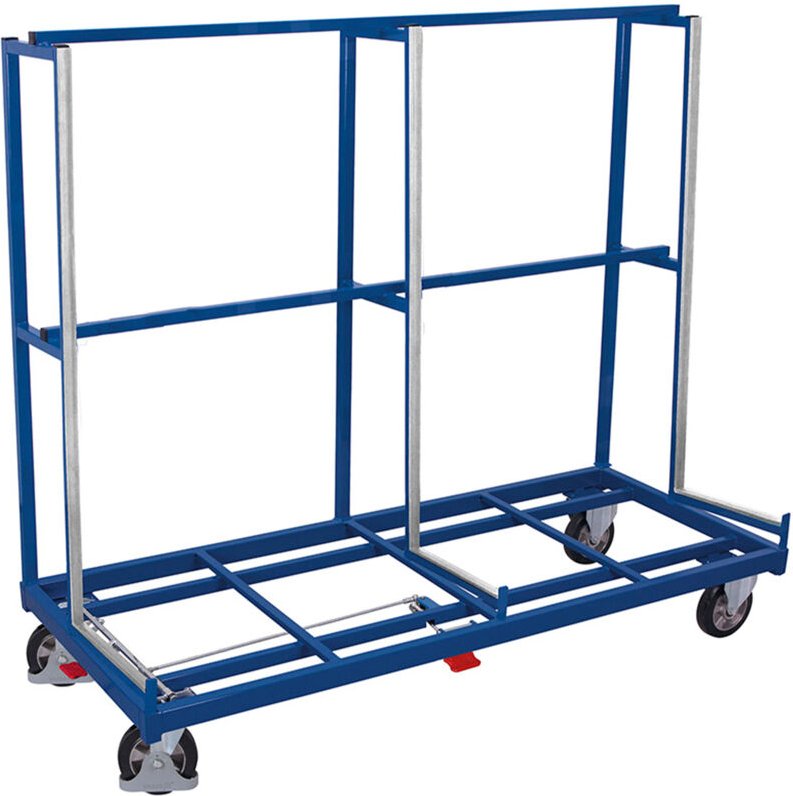 VARIOfit Plattenwagen mit einseitiger Ladefläche 1680x430mm Anthrazitgrau RAL 7016