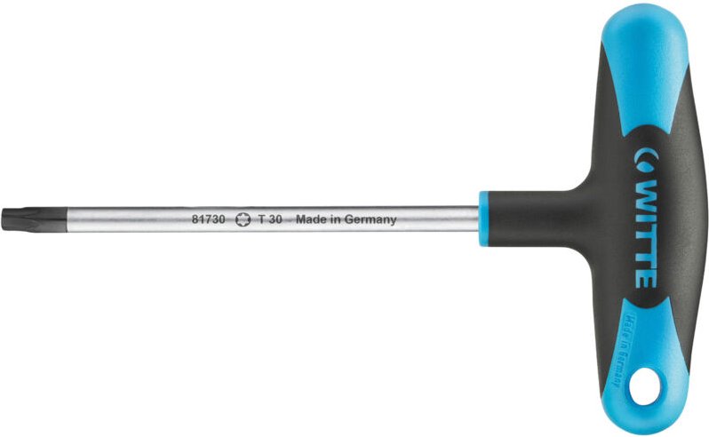 Restposten - Schraubendreher - Torx Quergriff mit einseitigem Abtrieb - T27 - Klinge 110 mm - Ø 5 mm - Griff 95 mm