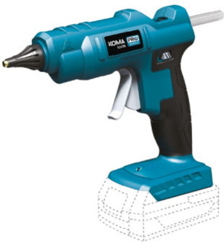 20V Klebepistole - Mit 5 Stangen T11mm - Koma Tools