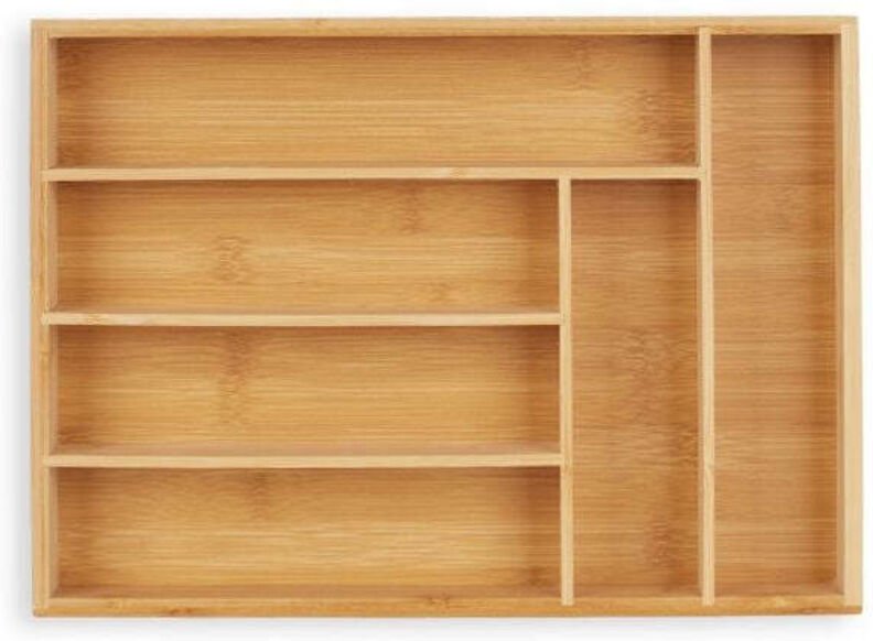 Bamboo cutlery tray 255 x 355 cm