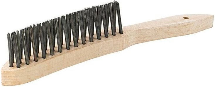 Kehlnahtbürste Stahl glatt 3-reihig mm Format