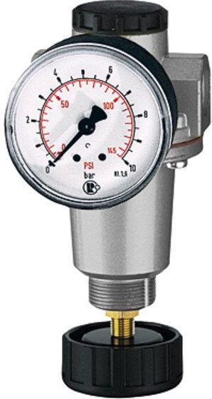 Druckregler Standard Gewinde inkl. Manometer bg 3 g 1 - 100823 - Riegler
