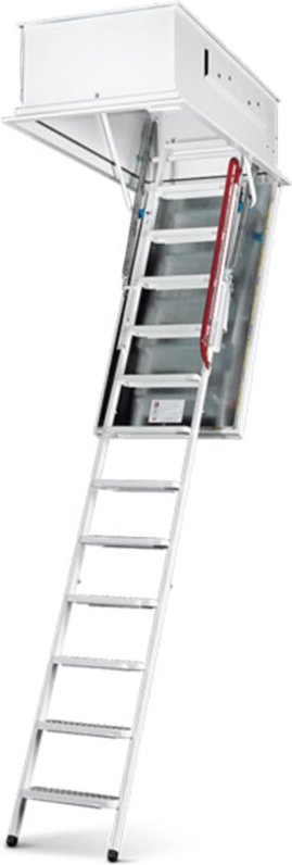 Wippro Dachbodentreppe Eurostep Brandhemmend Lukenmaß 120x60cm