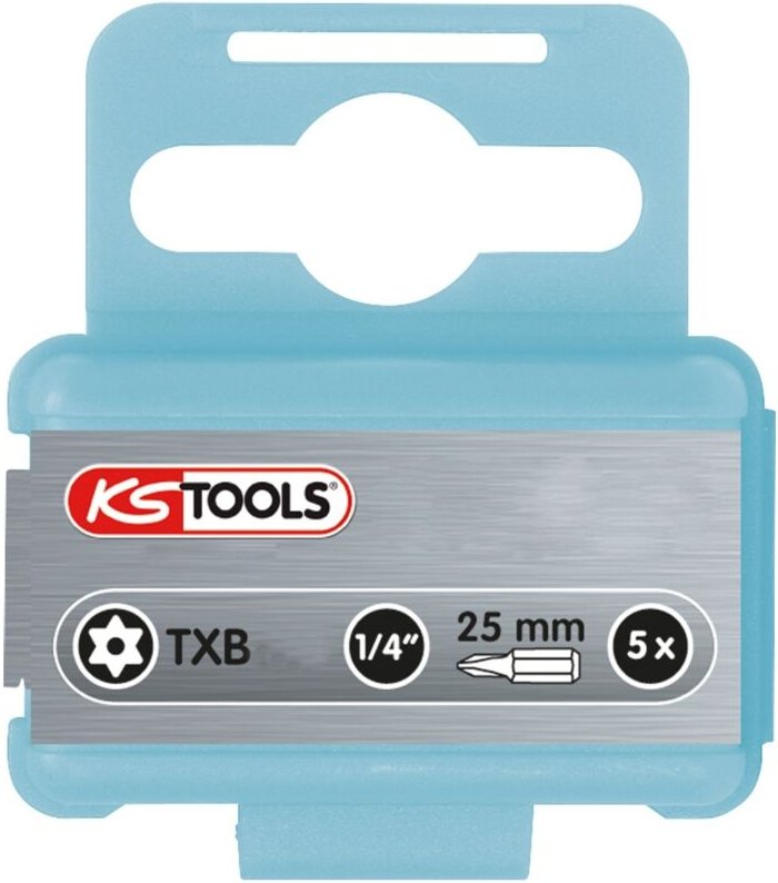 KS Tools 1/4 EDELSTAHL Bit, 25 mm, TB25, 5er Pack