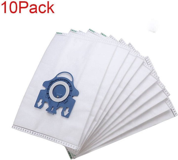 10 Stück kompatibel mit Staubbeuteln für Miele GN Staubsauger, 3D-Staubbeutel, 4 Stück Filterbaumwolle, 1 Stück Bürste, ...
