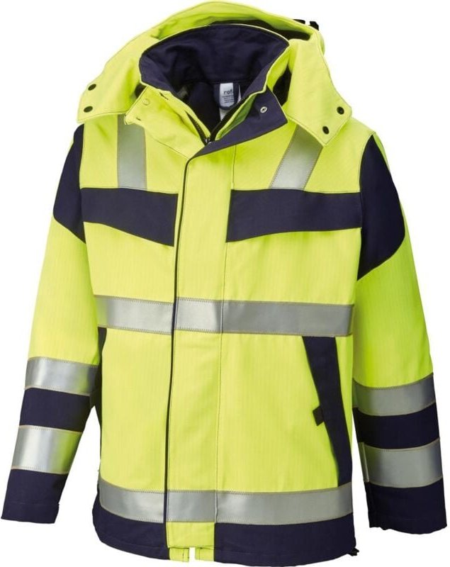 Rofa - Jacke 367, Gr48/50,leuchtgelb/marine