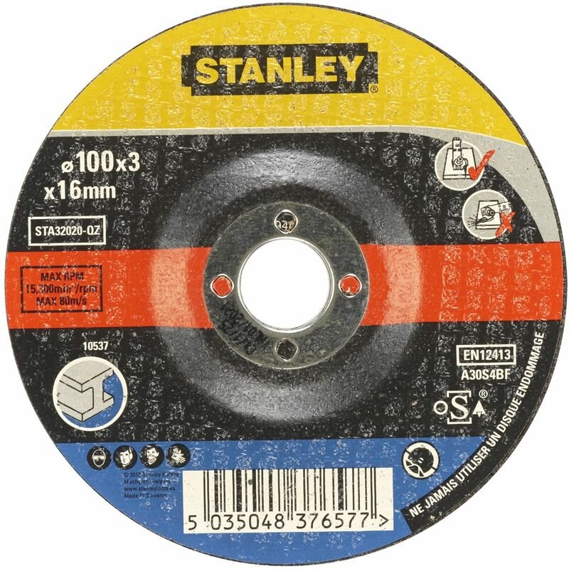 Trennscheibe für Metall ø 100 mm STANLEY STA32020-QZ