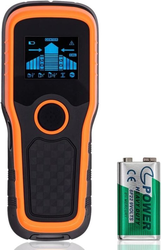 5-in-1-Wanddetektor, Multifunktions-Wanddetektor mit LCD-Display und Tonwarnung, Wandscanner für Holz, Metall und Stroml...