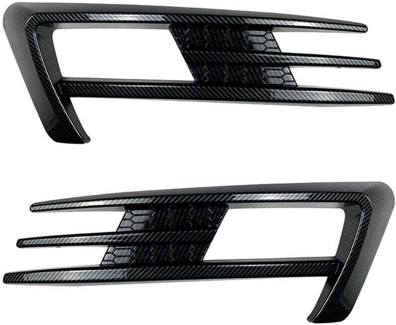 Für Golf 7 MK7 2014 2015 2016 2017 Stoßstangen-Nebelscheinwerfergitter Nebelscheinwerfer-Zierblenden-Abdeckungen Augenbr...