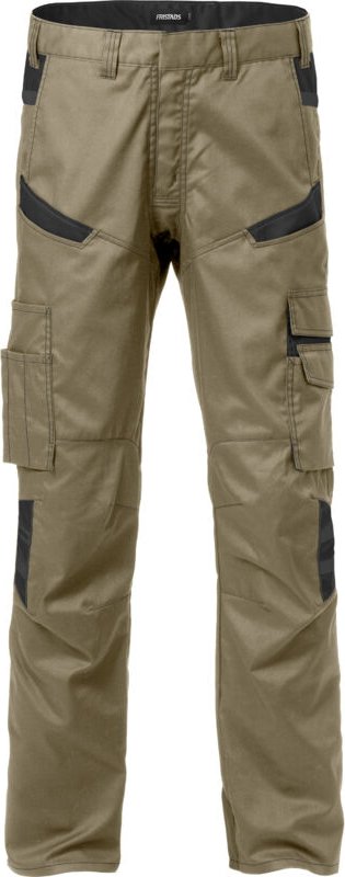 FRISTADS 129484-299 Hose 2552 STFP Gr.C62 Khaki/Schwarz