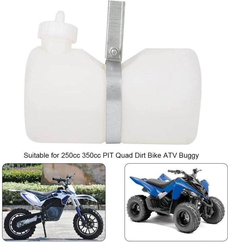 KüHlerbehäLter KüHlmittelbehäLter ÜBerlauftank Flasche MotorküHlgeräT für 250Ccm 350Ccm PIT Quad Dirt Bike ATV Buggy