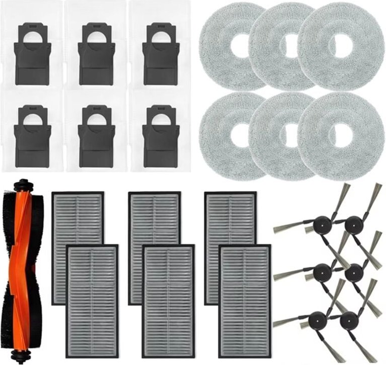 Für X40 Ultra/X40 Pro Roboter-staubsauger Ersatz Wichtigsten Seite Pinsel Mopp Lumpen Filter Staub Tasche Zubehör
