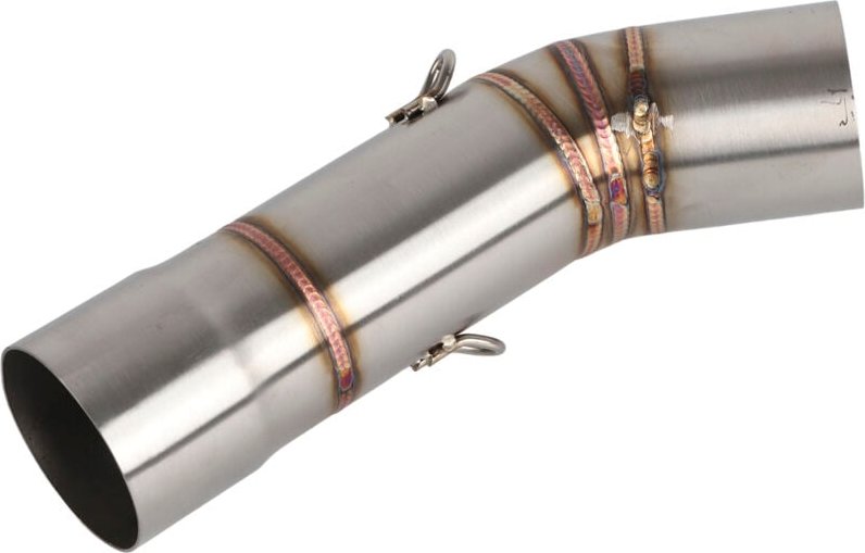 Zwischenauspuffrohr, hydrogeformter Auspuffrohrverbinder für Motorräder.