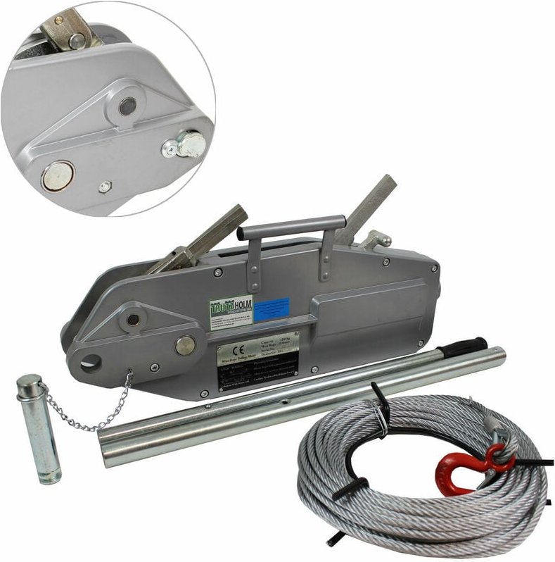 Seilwinde Forstseilwinde 3200kg 3,2 t 20m Seil