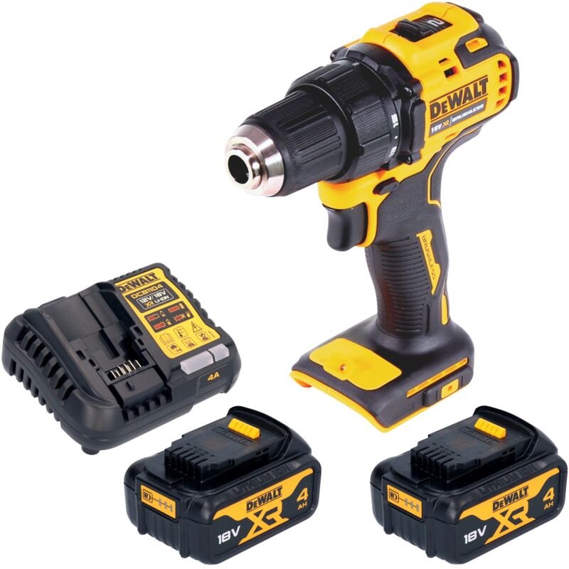 DeWalt DCD 708 M2 Akku Bohrschrauber 18 V 65 Nm Brushless + 2x Akku 4,0 Ah + Ladegerät