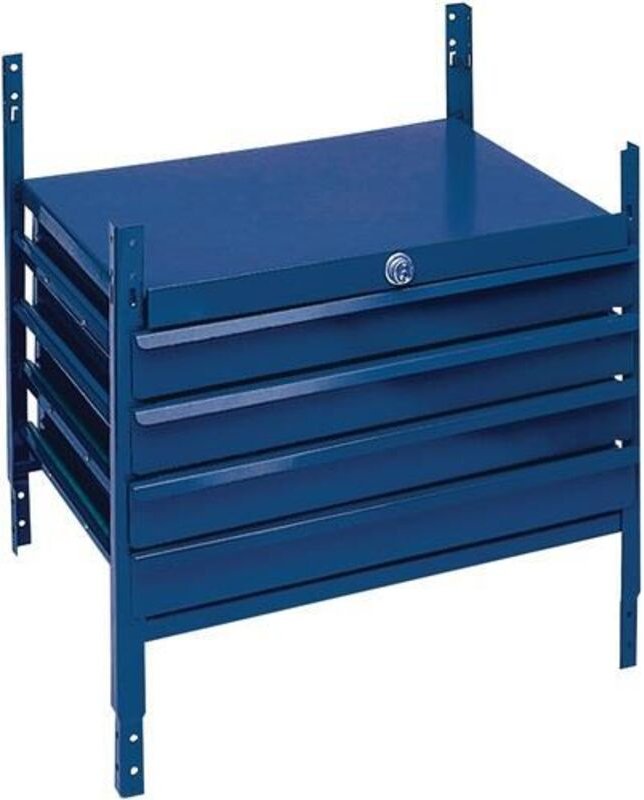 Schubladenelement LOGS 120 H520xB540xT390mm 4 Schubl.abschl.LOGS - LOGS 120 RAL 5022