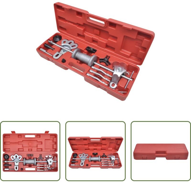 vidaXL Mechaniker Werkzeug - 16-teiliges Gleithammer-Auszieher-Set
