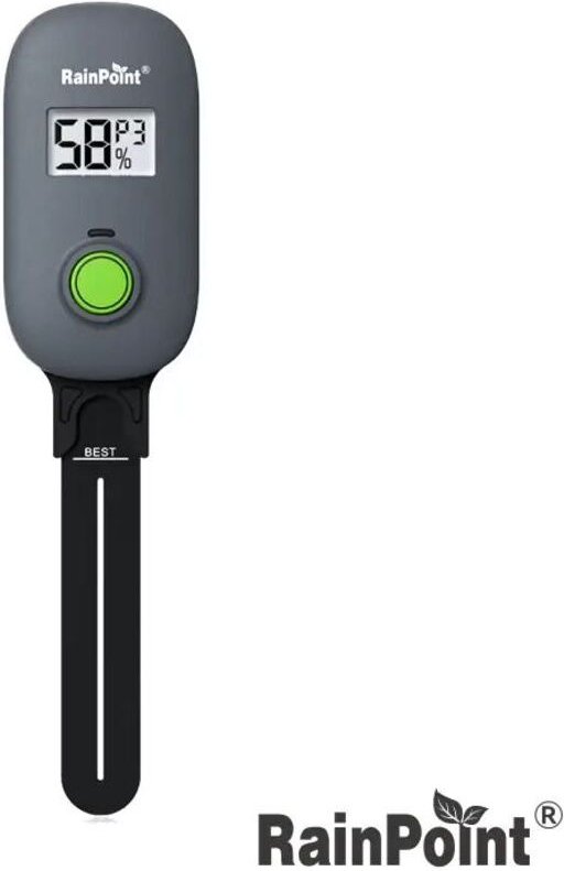 RAINPOINT Digitaler Bodenfeuchtesensor für Pflanzen, Bodentemperaturmessung