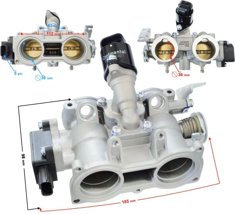 VOGE 500DS / 500AC Gashebel