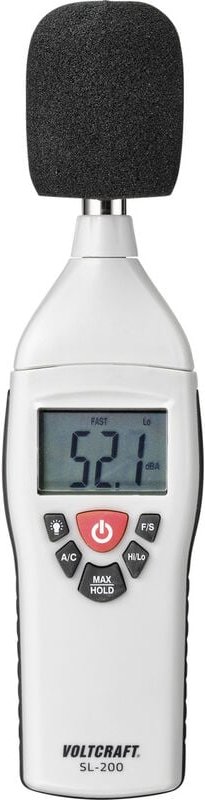 Voltcraft - Schallpegel-Messgerät SL-200 30 - 130 dB 31.5 Hz - 8 kHz