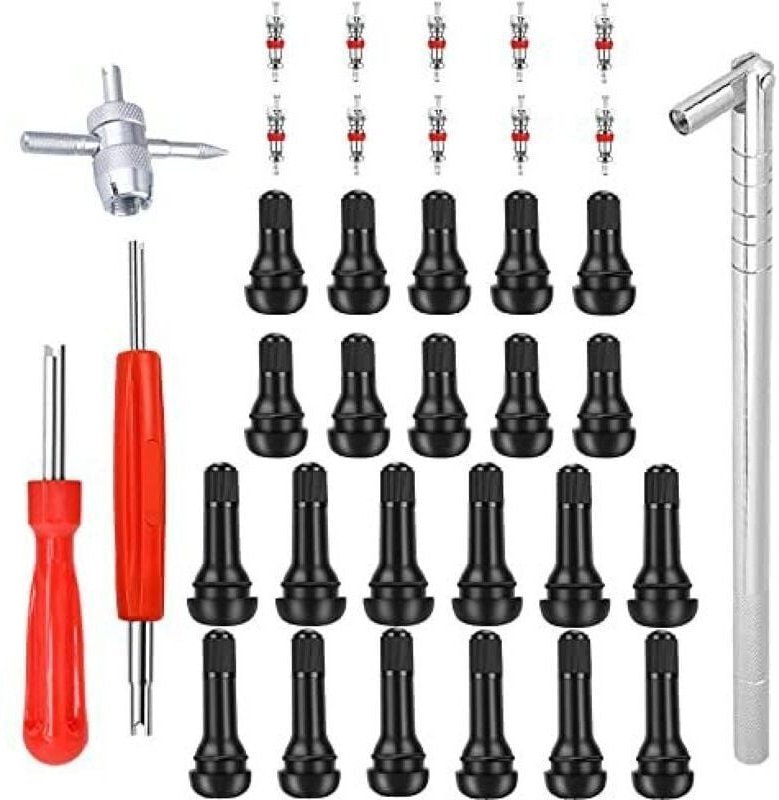 47-teiliges TR413-Reifenventilschaft-Entfernerwerkzeug mit Ventilschaftabzieher, Ventilkernen aus reinem Kupfer, Einzel-...