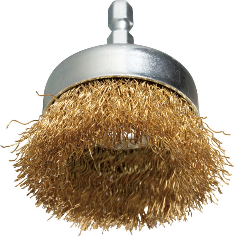 Topfbürste 50 mm Messing 1/4" - D-73617 - Makita