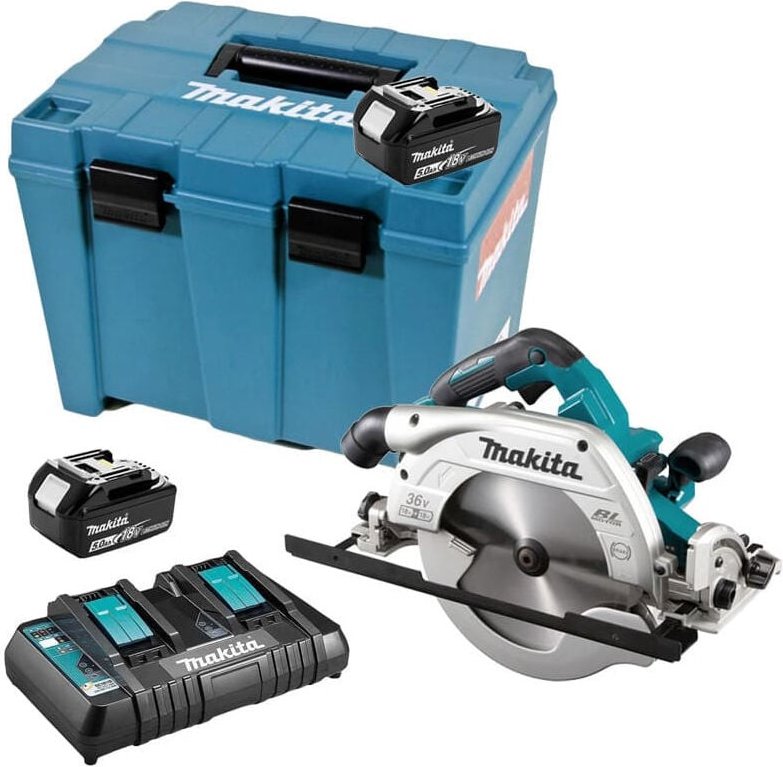Makita - Kreissäge 36V 2 x 18V Li-Ion 5 Ah Ø235 mm DHS900PT2
