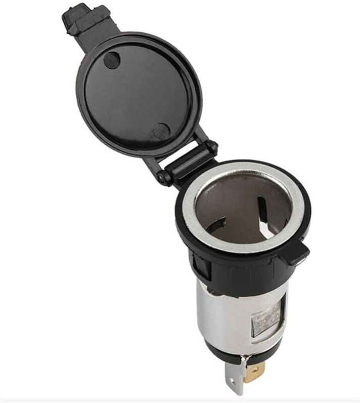 Ccykxa - Zigarettenanzünder-Steckdose, 12–24 v Zigarettenanzünder-Adapter, Zigarettenanzünder-Buchse, staubdichte Zigare...