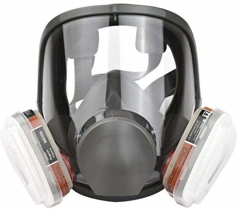 Wiederverwendbare Atemschutzmaske mit 16-in-1-Vollschutz zum Schutz vor organischen Dämpfen zum Malen, Polieren, Schweiß...