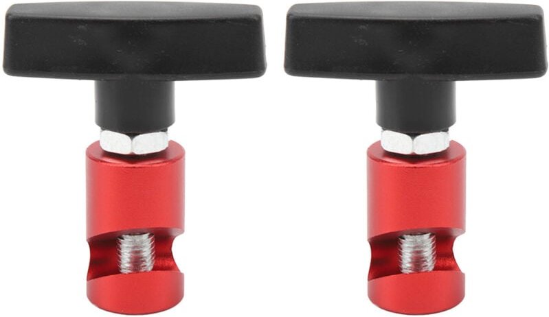 FOREHILL Heckklappen- und Motorhauben-Hebeklammern, 2er-Pack, Werkzeug zum Öffnen von Heckklappe und Kofferraum, Rot