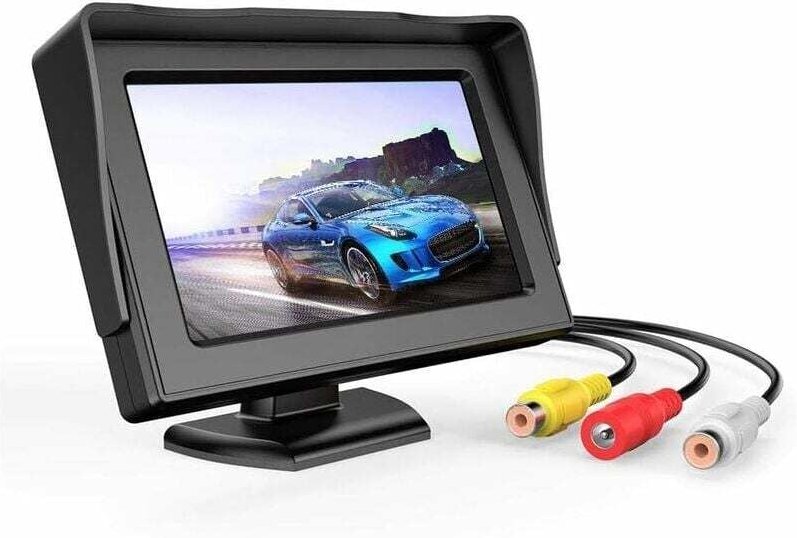 4,3 Zoll LCD Rückfahrkamera Monitor Wasserdichte Rückfahrkamera für Auto LKW SUV
