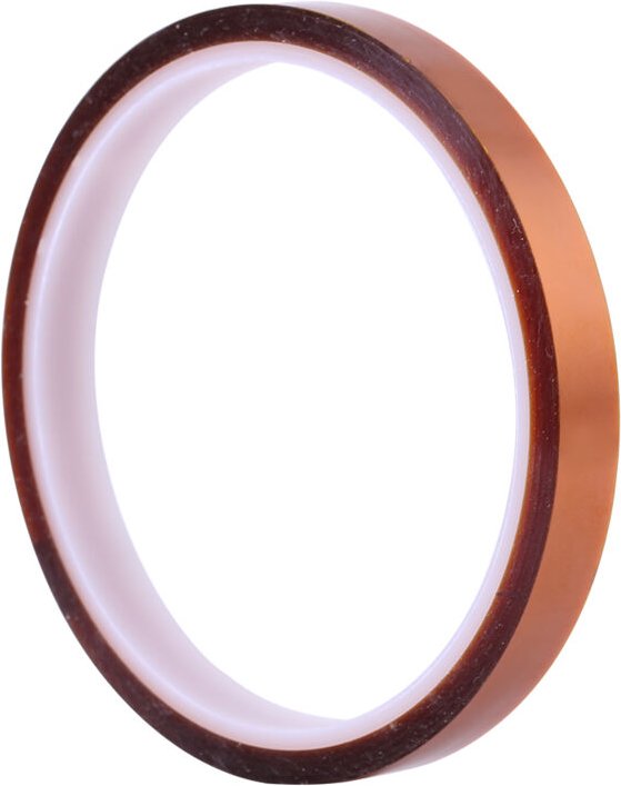 1 Rolle hochtemperatur- und hitzebeständiges, selbstklebendes Isolierband (10 mm x 30 m) für Leiterplatten und SMD-Baute...