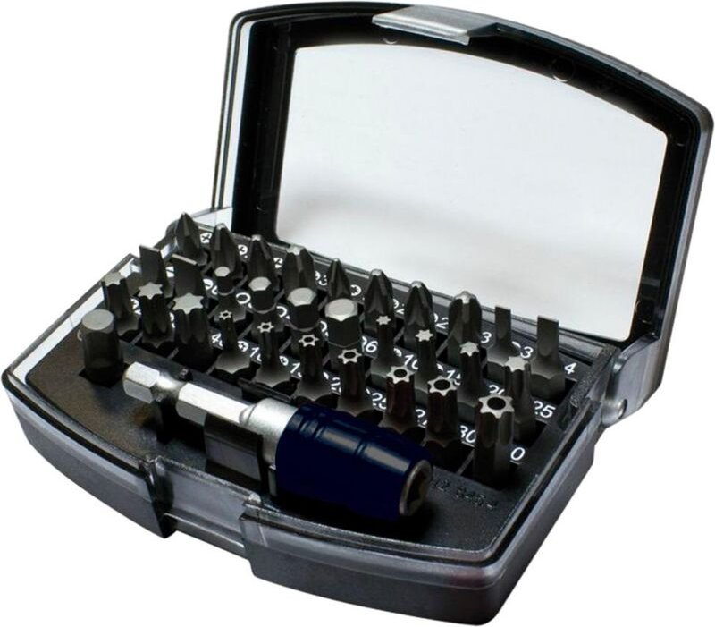 Bit-Set mit Adapter 32-tlg. ph, pz, tx - Fortis