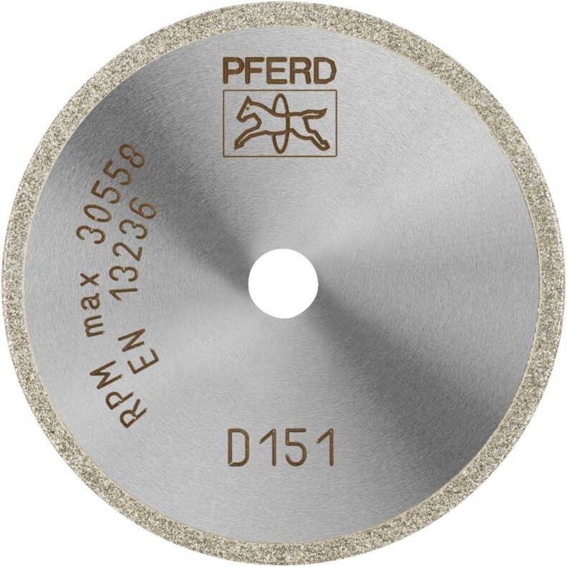 Pferd - Diamant-Trennscheibe D1A1R 50x1,4x6,0mm D151 (mittel) für Glas/Keramik/Hartmetall