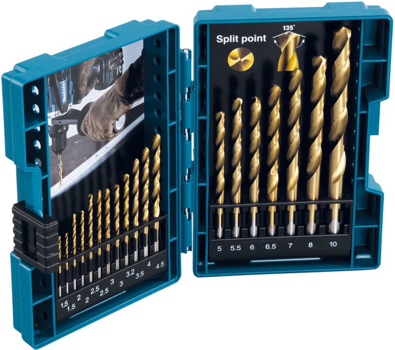 D-67527 hss-tin Metallbohrer-Set 19-tlg - Makita