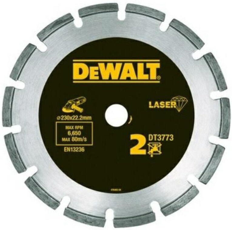 DEWALT DIAMANTKLINGE 230x2,4x22,2mm SEGMENTIERT
