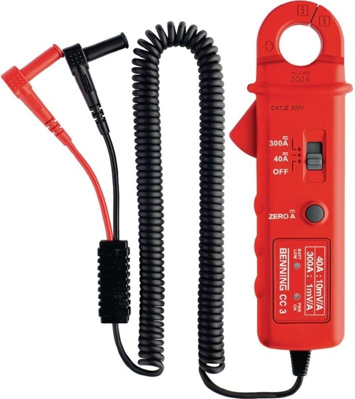 Cc 3 Stromzangenadapter Messbereich a/ac (Bereich): 1 - 300 a Messbereich a/dc (Bereich): 1 - Benning