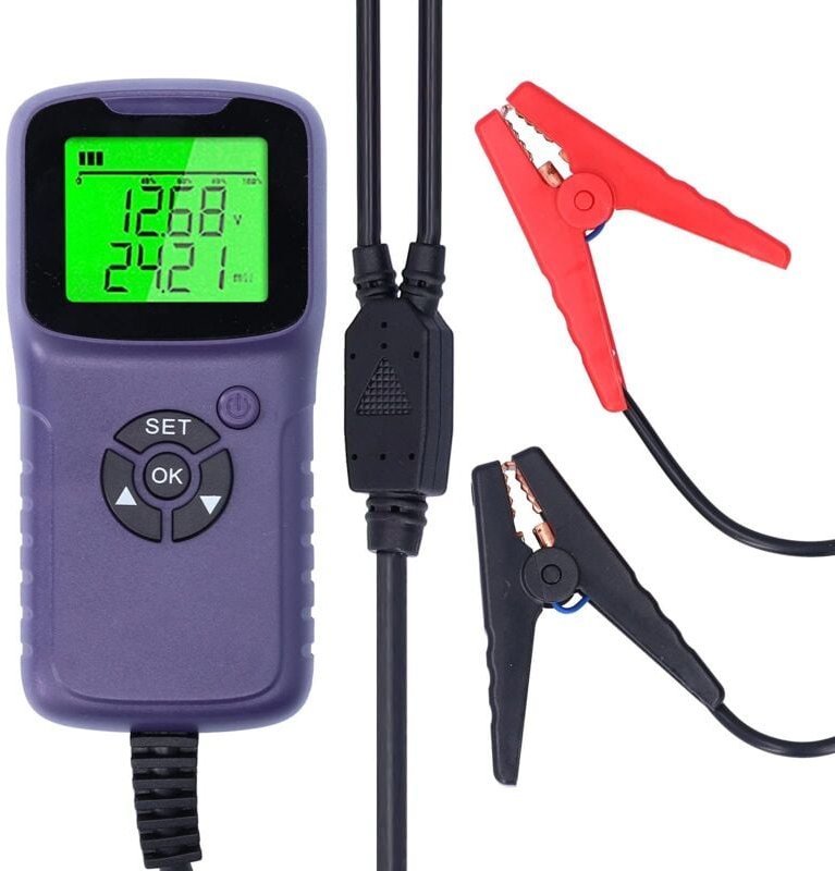 Batterietester, Batterietester-Monitor, A300 Digitaler Autobatterietester LCD-Batterietestanalysator Autotest-Diagnosege...