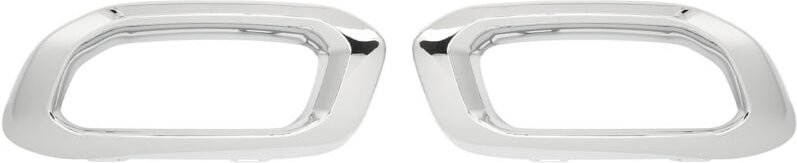 Auspuffblenden, auffälliges Design, Material, Ersatzteil für GLC Klasse X253 AMG Line Facelift 2020+ C253 Coupé AMG Line...