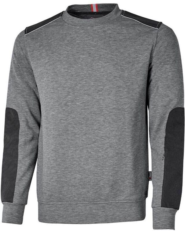 Arbeits-Sweatshirt mit Rundhalsausschnitt RYKE - Dunkelgrau M