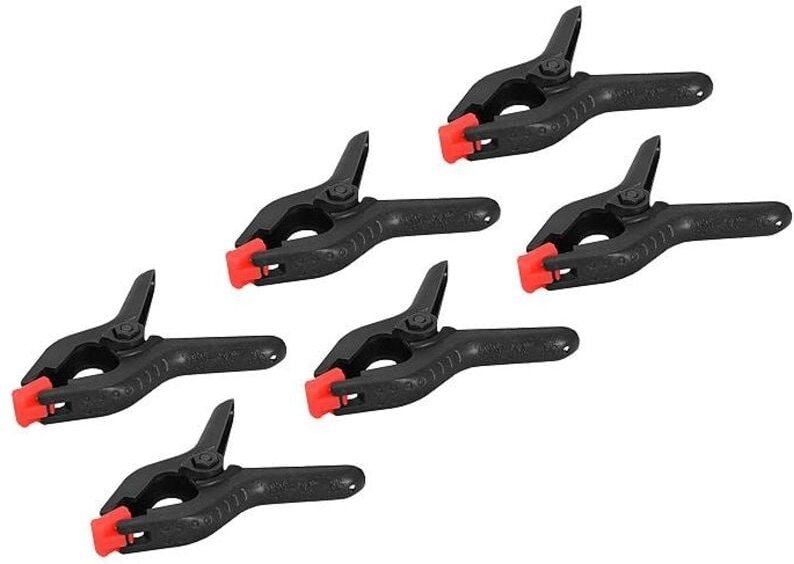 Packung mit 6 Kinzo 65 mm Federklemmen