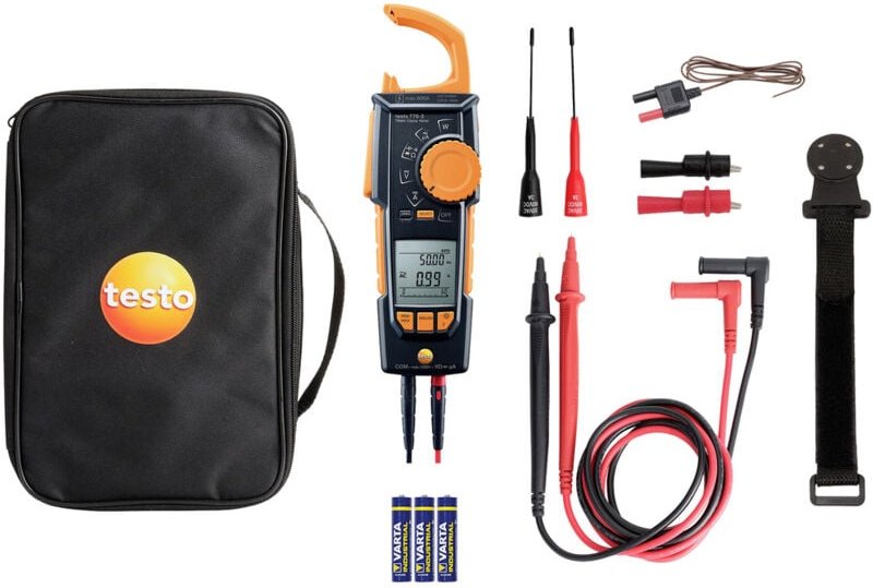 770-3 Stromzange digital cat iii 1000 v, cat iv 600 v Anzeige (Counts): 6000 - Testo