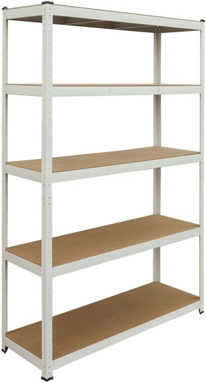 Schwerlast-Stahlregal, 5 verstellbare Ebenen