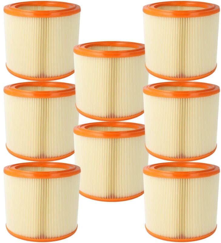 8x Lamellenfilter Ersatz für ALTO/WAP/Nilfisk 60077 für Handstaubsauger - Vhbw