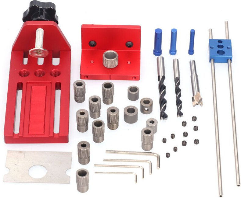 Bohrloch-Positionierungshilfe, Bohrloch-Führung, 3-in-1-Bohrschablone, Dübelbohr-Positionierungsset, Schraubklemmsystem ...