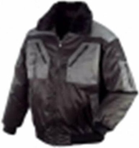 teXXor® Piloten-Jacke OSLO schwarz/anthr. 60% Poly. 40% Baum. 4170M Gr.M