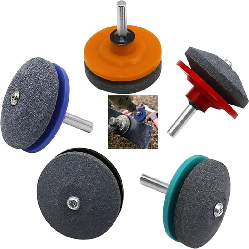 Geeignet für einen 4-teiligen Rasenmähermesserschärfer. Universeller, multifunktionaler Rotationsschärfer für Rasenmäher...