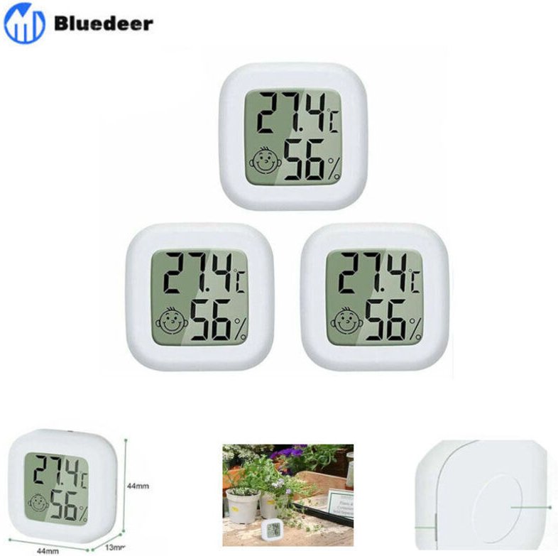 Mini-LCD-Digitalthermometer und Hygrometer für den Innenbereich, hochpräzises, tragbares Temperatur- und Feuchtigkeitsme...